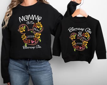Mickey-Minnie Mouse Birthday Shirt, Disney Birthday shirt, Disney Family Shirt, Custom Disney Shirt, Disneyworld Shirt, Disney Matching