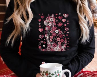 Cat Graphic T Shirt,Cute Cat Shirt,Cat Lover Tee,Funny Cat T Shirt,Minimal Cat Shirt,Cat Design T Shirt,Unisex Cat T Shirt, Cat Lover Gift