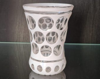 Exceptional Biedermeier Cut Glass Beaker, c. 1860–1870 – Bohemian Crystal, Lens Cut, Museum Quality