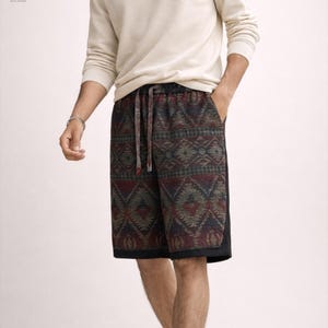 Y2k Striped Shorts - Etsy