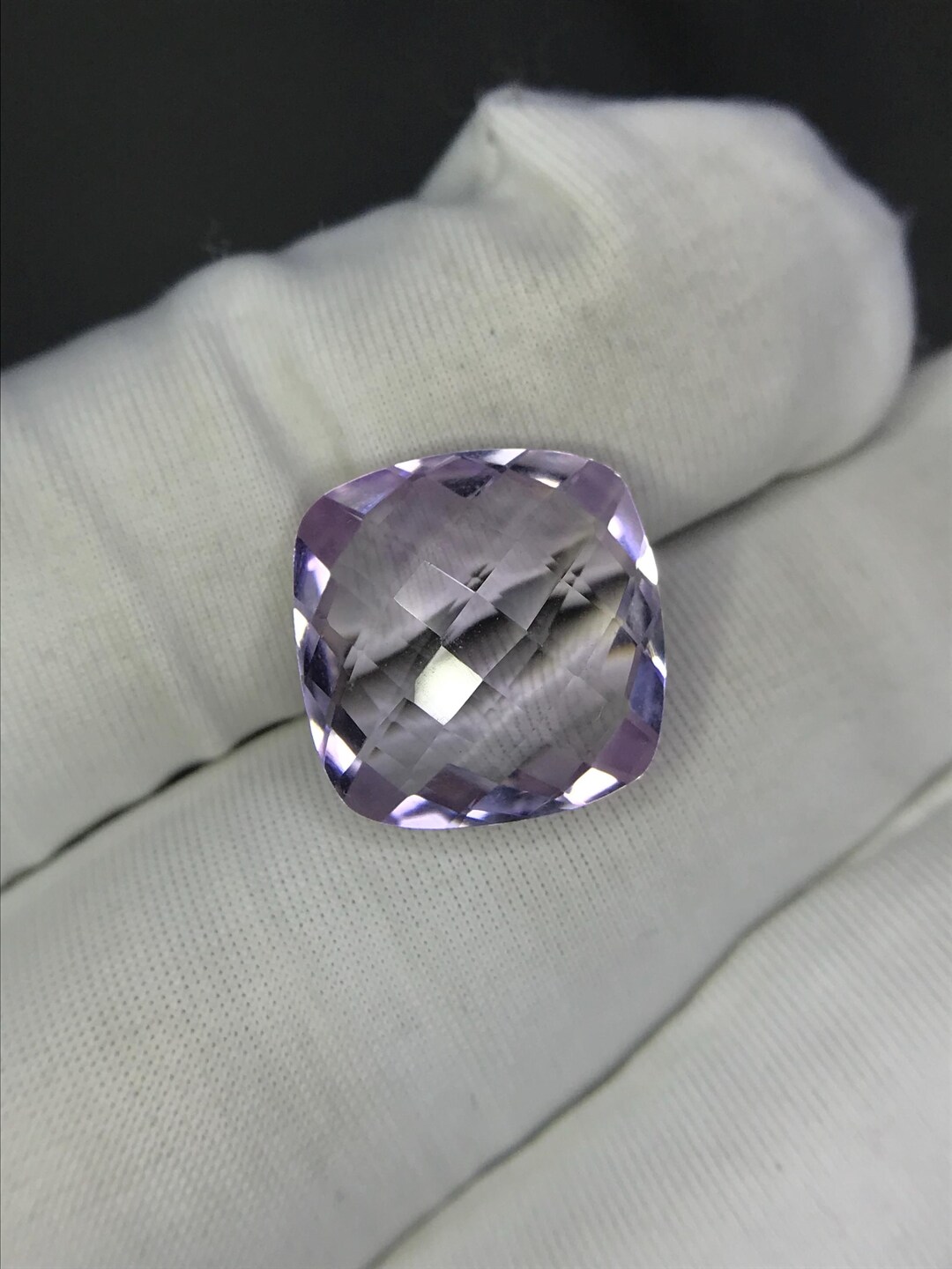 Natural Ultra Light Pink Brazilian Amethyst, Octagon Cut Expensive ...