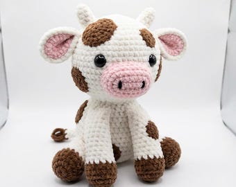 Modèle au crochet Amigurumi de vache laitière | Téléchargement PDF