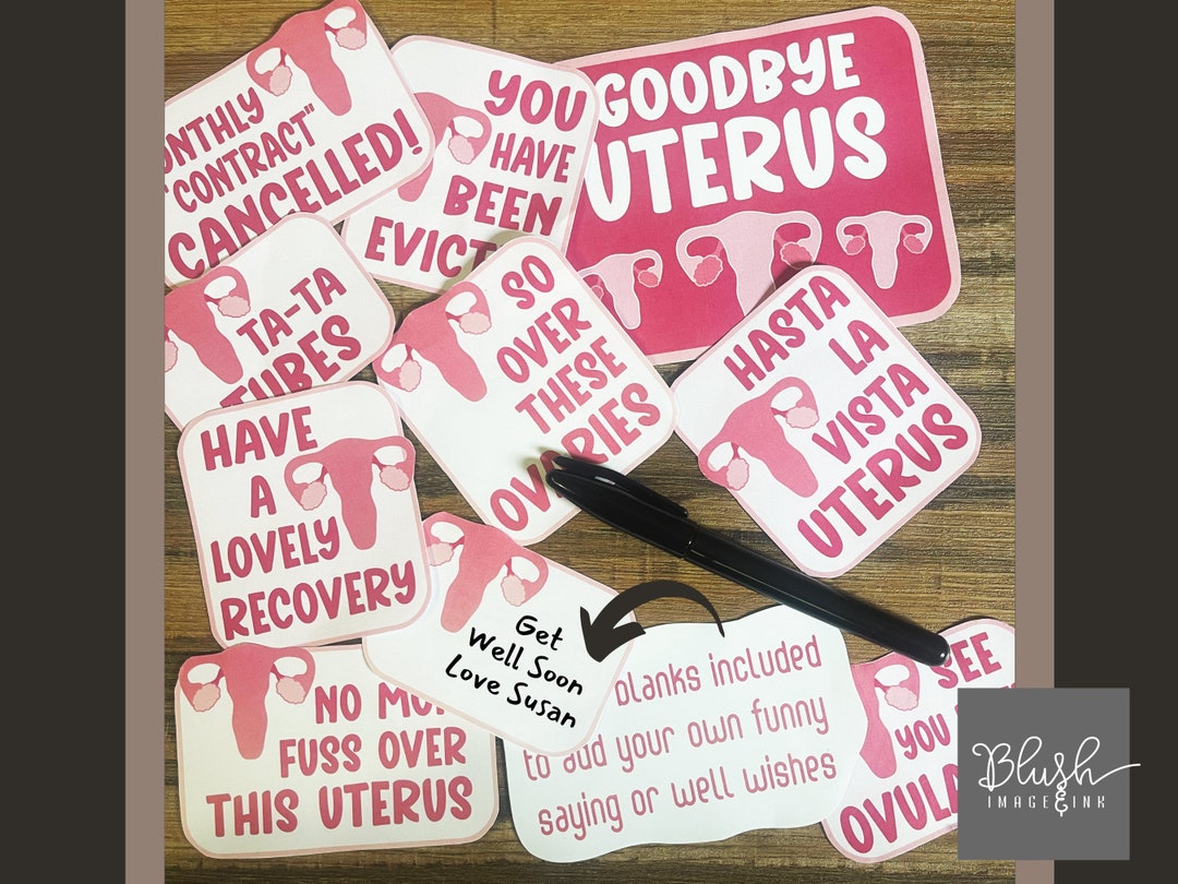 Hysterectomy Gift Basket Printable Hysterectomy Care Package for