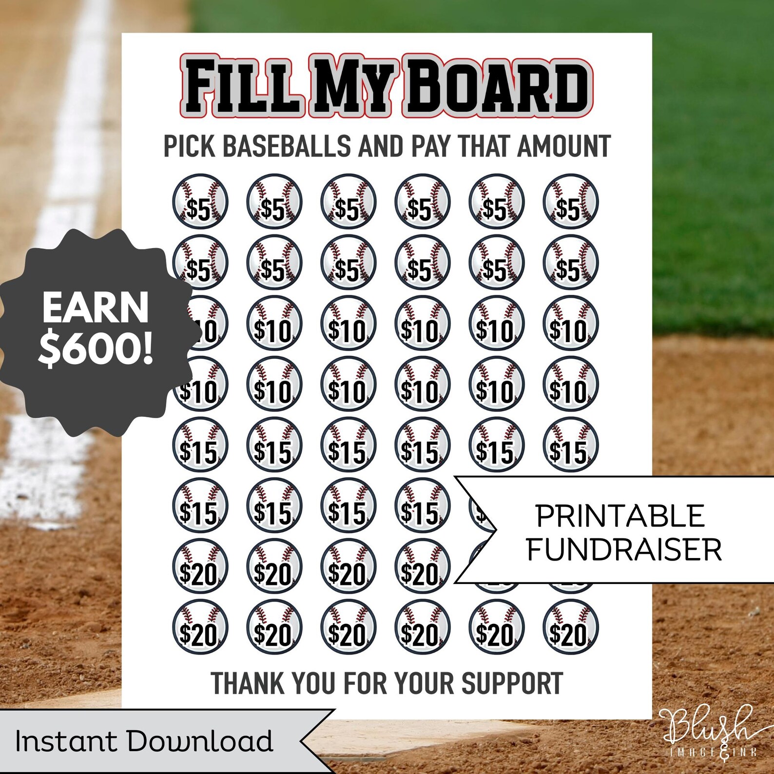 Baseball Fundraiser Flyer for Baseball Team Fundraising Idea Softball ...