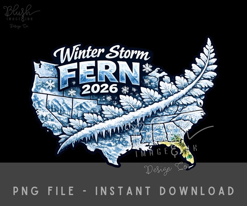I Survived FERN Winter Storm 2026 PNG Snowstorm Survivor Digital ...
