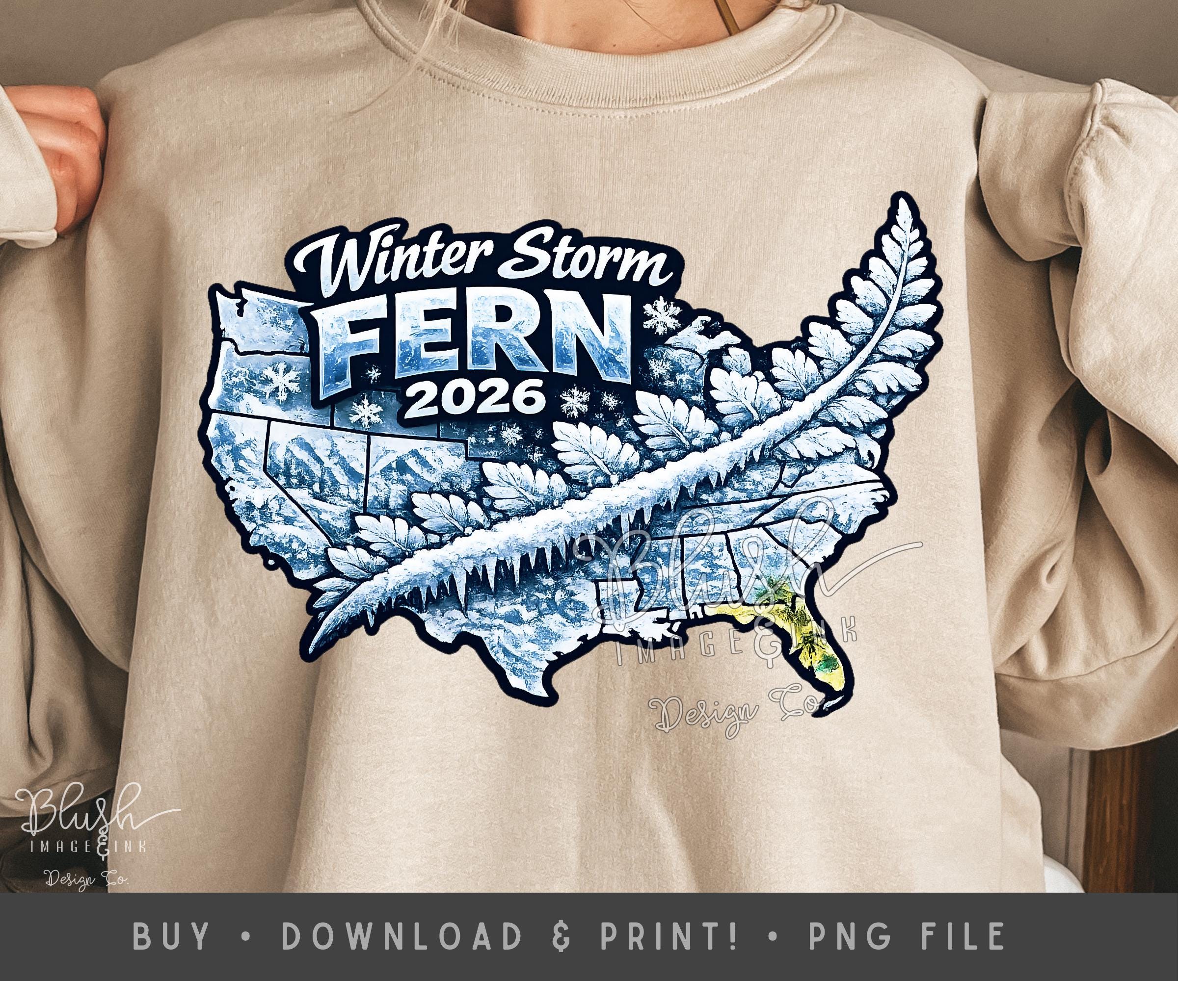 I Survived FERN Winter Storm 2026 PNG Snowstorm Survivor Digital ...