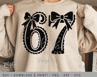 67 meme 67 SVG Carino 67 png 6-7 meme design, Six Seven Png, Six Seven Shirt design Viral 6/7 Png Divertente Detto Maglietta, divertente 6 7 design png