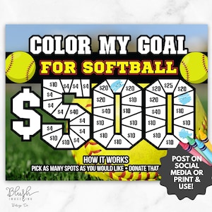 Softball fundraiser Template Sports Fundraiser Softball team fundraising Flyer Travel Softball fundraiser for Softball season or All Stars