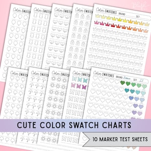 Color Swatch Chart Color Swatches Sheets Printable Color Swatch Charts Alcohol Markers Coloring Pages Printable Coloring Swatch Charts Cozy