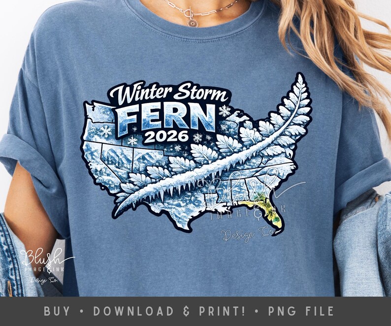 I Survived FERN Winter Storm 2026 PNG Snowstorm Survivor Digital ...