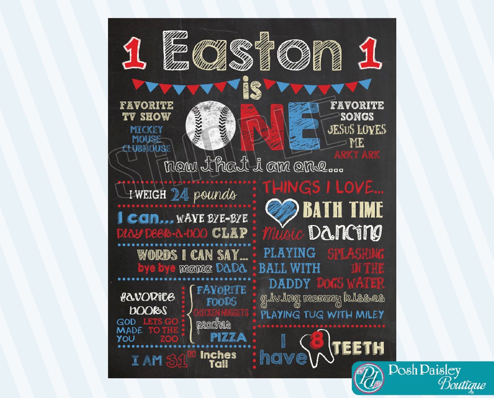 Baseball Chalkboard Sign Baseball Party Baseball Chalkboard Etsy