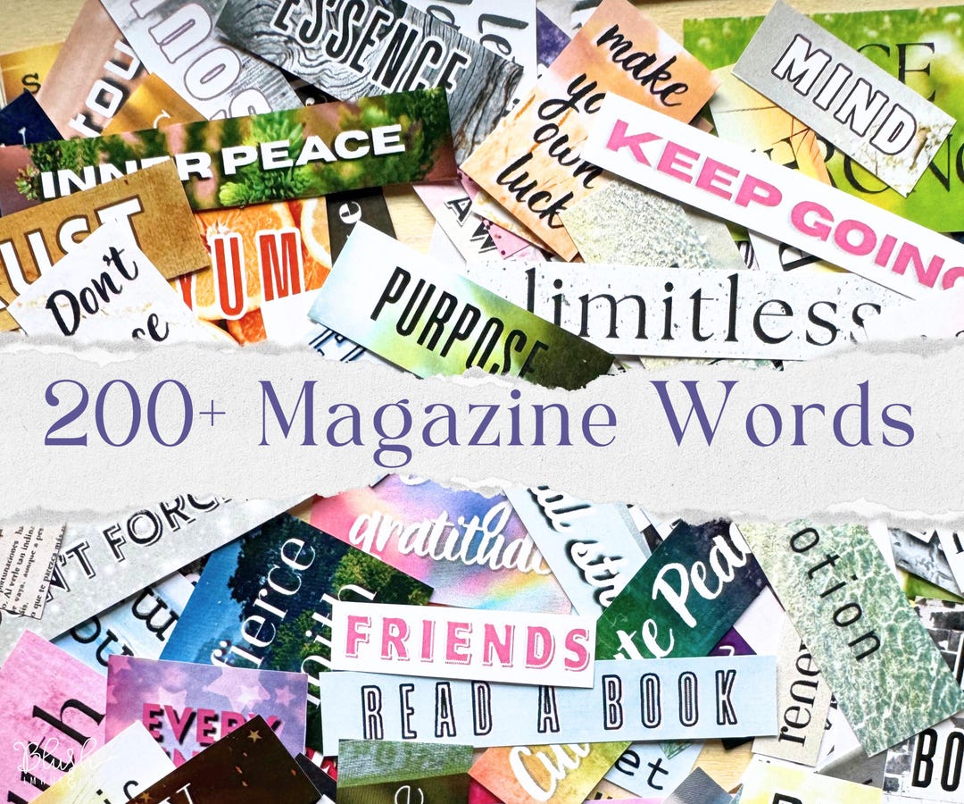 2025 Vision Board Printable Words Manifesting Board Vision Board Kit ...