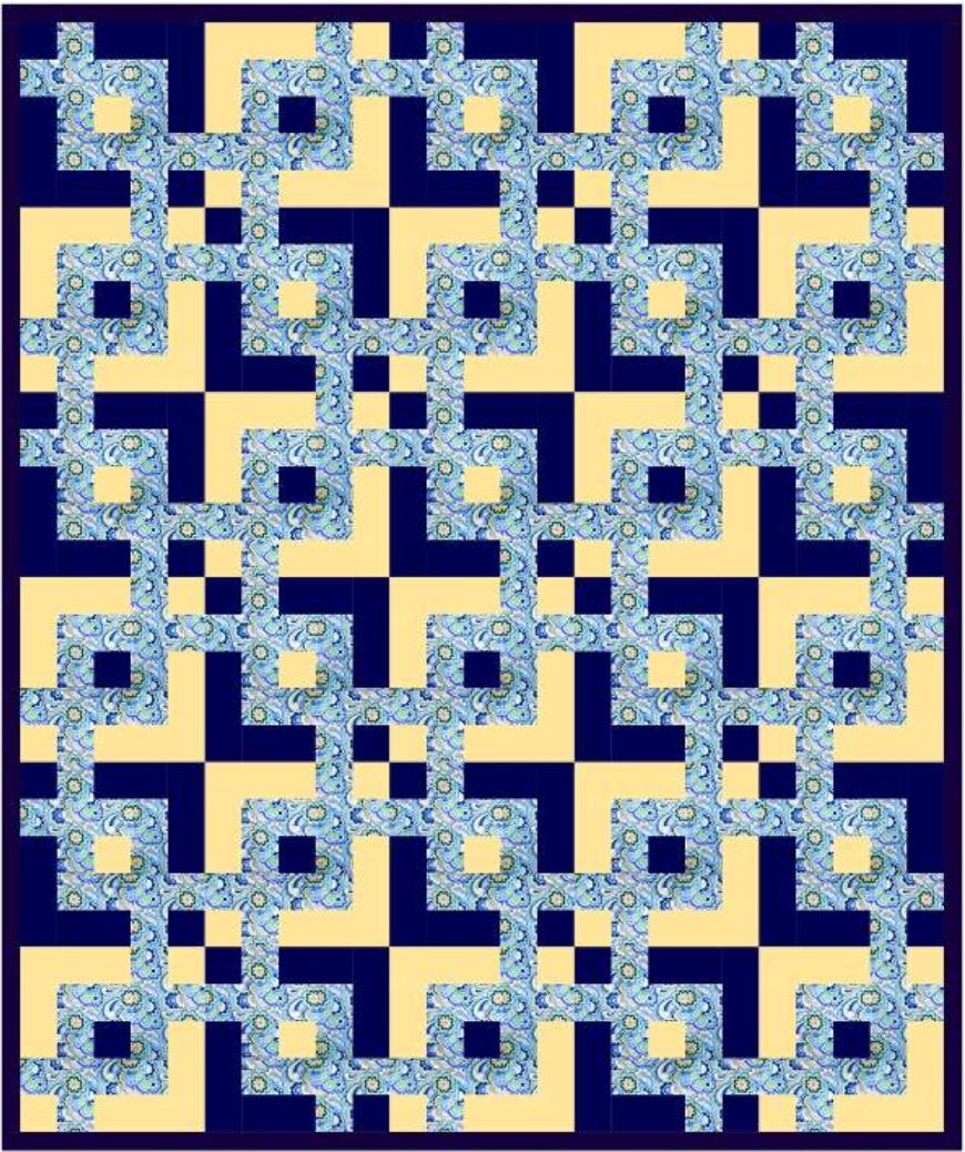 Pattern Croosroad Golden Crossroads Quilt Pattern, Beginner Patchwork Throw (PDF Download ...