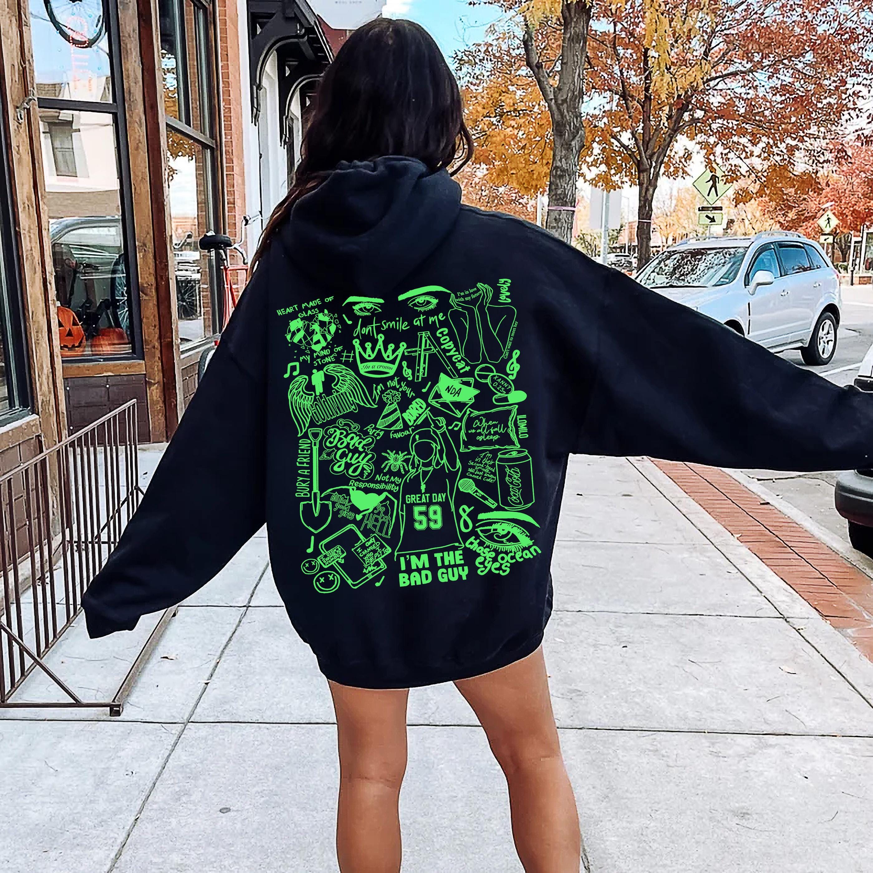 Billie eilish hoodie green - Etsy 日本