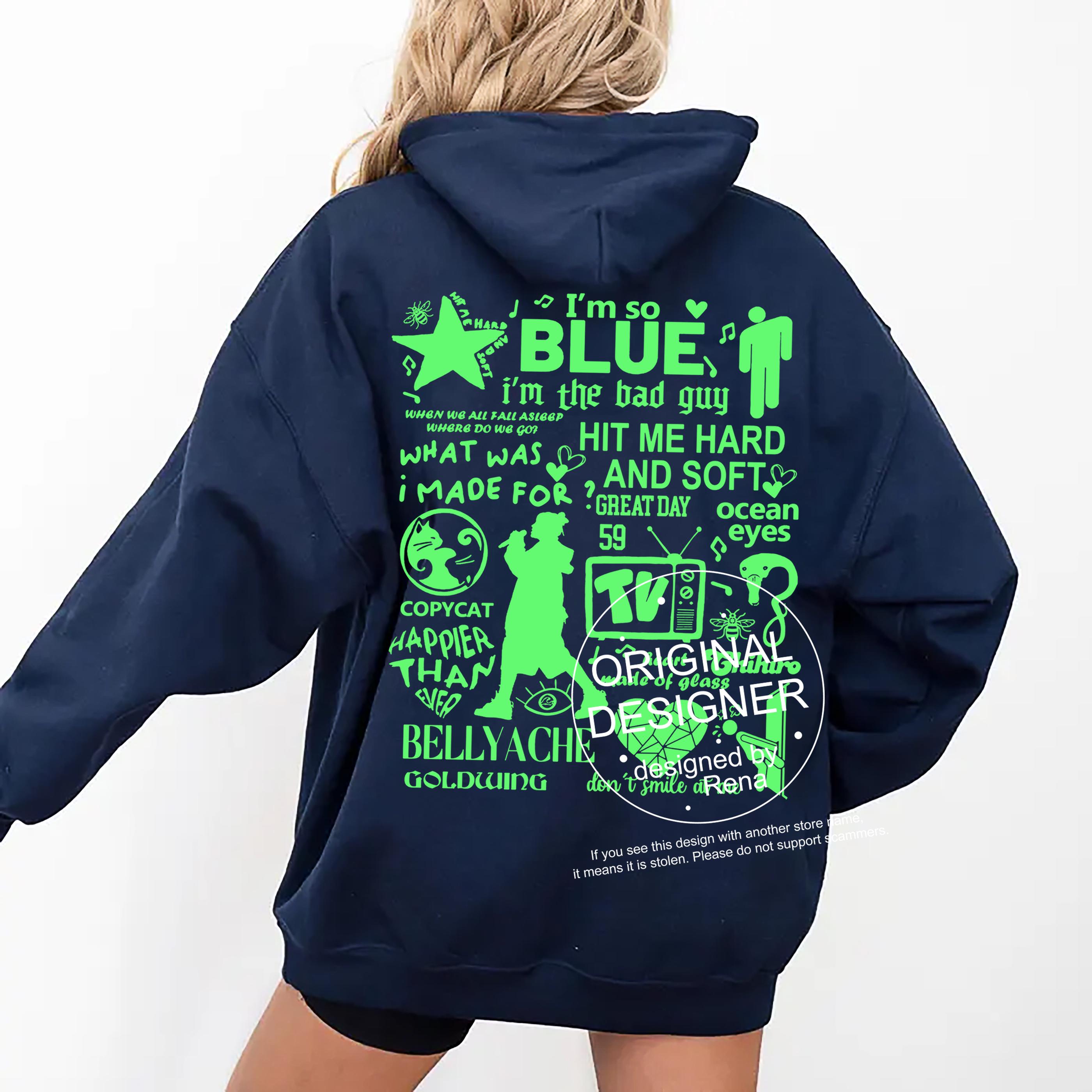 Billie eilish hoodie green - Etsy 日本