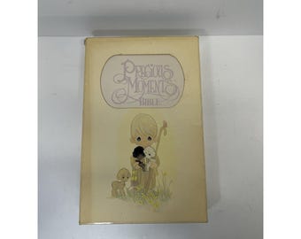 NKJV Precious Moments Holy Bible 1985 Edition Nelson 270 Illustrated Boxed