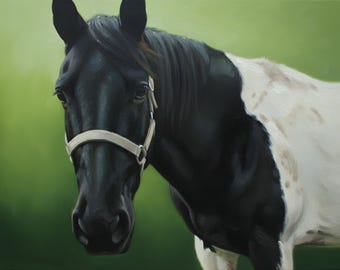 Retrato de mascota personalizado en estilo de pintura al óleo