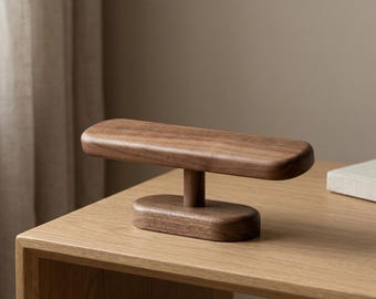 Stylish Wood Jewelry Display Stand Bracelet Holder | Minimalist Wooden Watch Stand