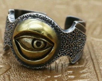 Sterling Silver Ring Eye Adjustable