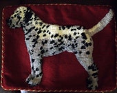 SALE Dalmation Dog Animal Needlepoint Pillow. Beautiful Reduced Price