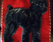 SALE Brussels Griffon Dog Animal Needlepoint Pillow PRICE REDUCED