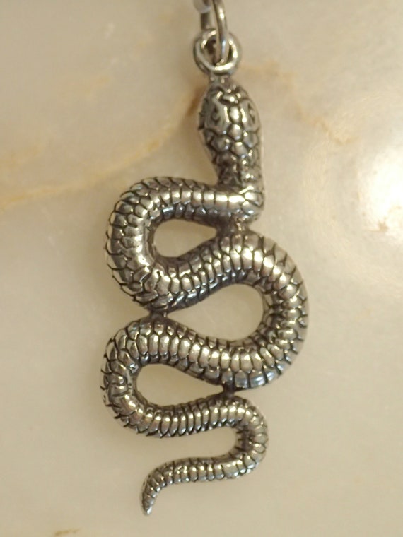 Sterling Snake Pendant