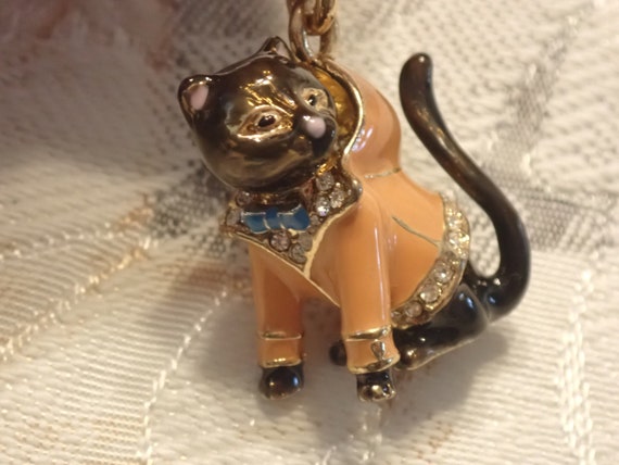 Juicy Couture Cat in Orange Hoodie Charm - image 2