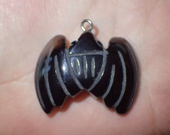 small Carved Bat Pendant