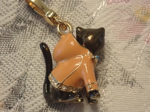 Juicy Couture Cat in Orange Hoodie Charm - image 8