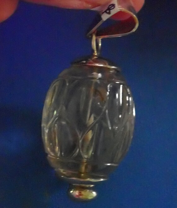 Carved crystal pendant in Sterling - image 3