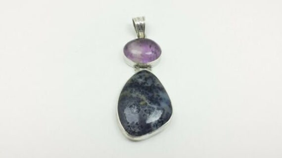 Amethyst Dendritic Opal Opal Sterling Silver 925 … - image 2