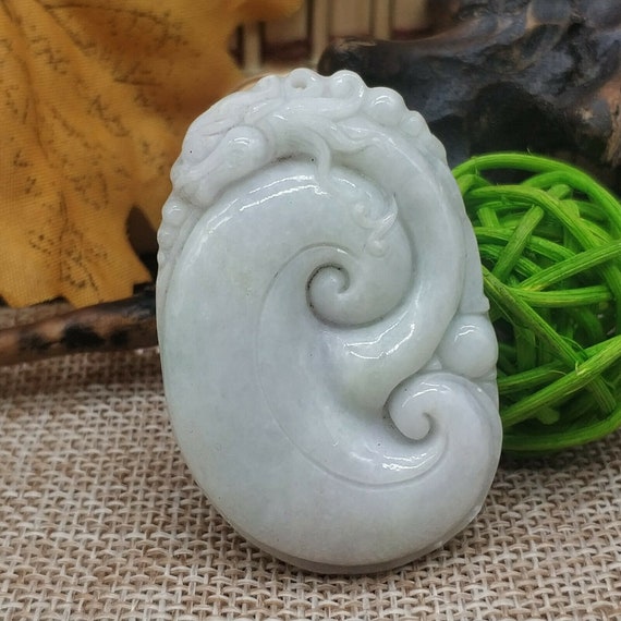 Chinese jade Dragon Ruyi Pendant pendant