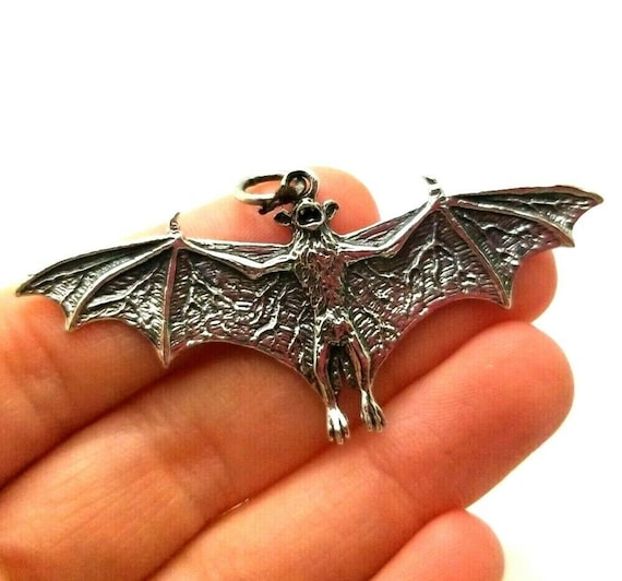 ECHOOY Bat Necklace S925 Sterling Silver glow in the dark India | Ubuy
