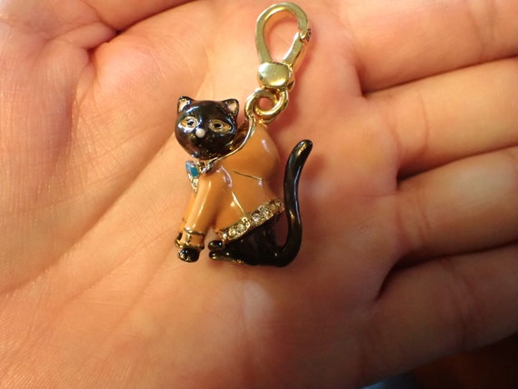 Juicy Couture Cat in Orange Hoodie Charm - image 3