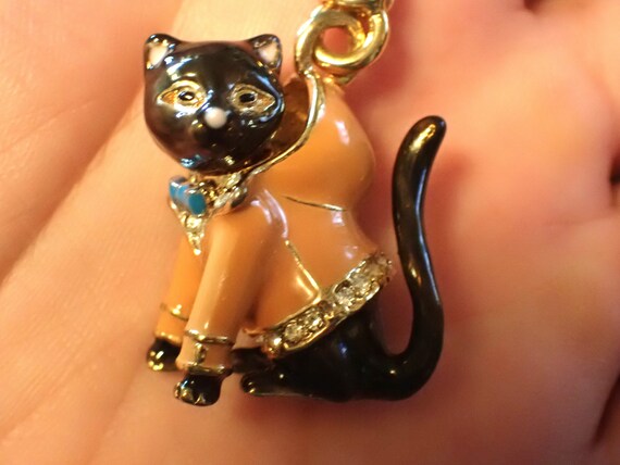 Juicy Couture Cat in Orange Hoodie Charm - image 4