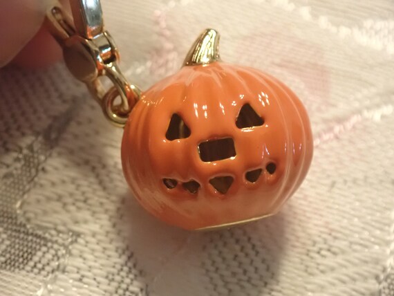 Jack-O-Lantern Enamel Charm Pendant Limited Editi… - image 2