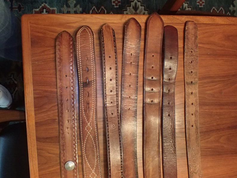 One Vintage Leather Belt