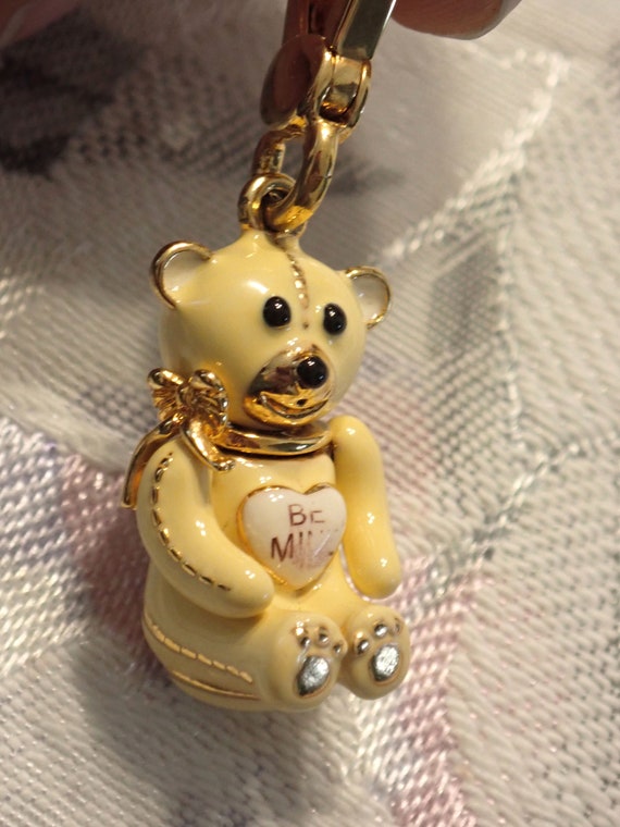 Teddy Bear Enamel Charm - image 2