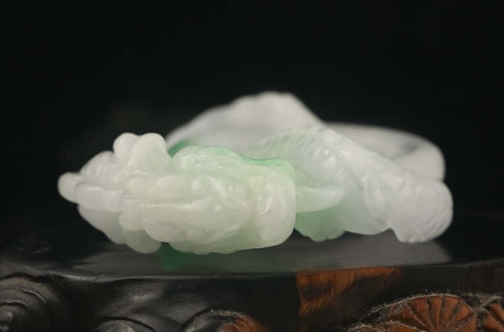 Dragon Hand-carved Jade Pendant - image 7