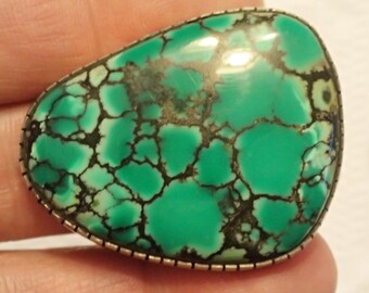 Large Turquoise Sterling Silver RIng