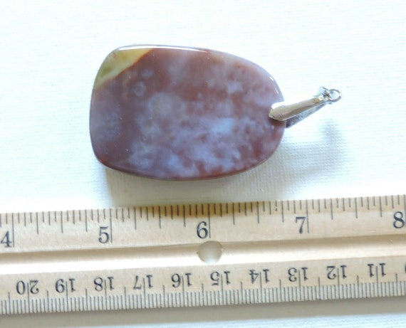Carved Agate Pendant - image 2