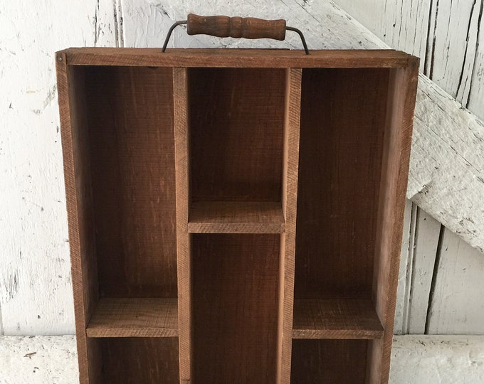 Wood Shelf Box With Dividers Shelf With Cubbies Printer Drawer Etsy