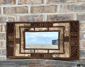 Mirror Birch and Twig Cabin Decor Vintage Mirror