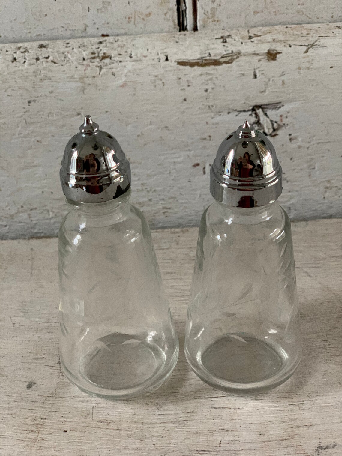 Salt Pepper Shakers Princess House Crystal Salt Shaker Vintage Etsy