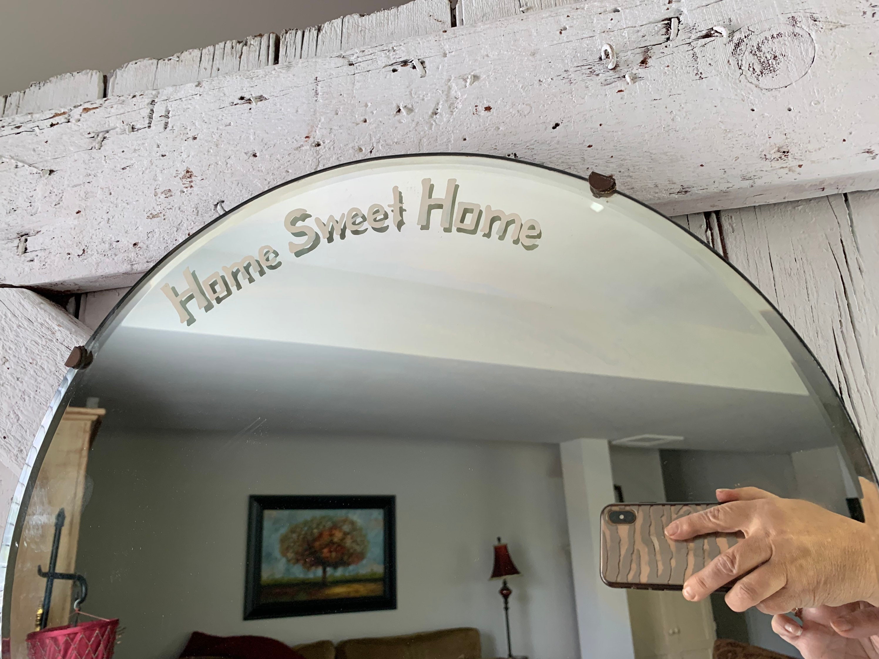 Arcus Home Espejo redondo de 18 pulgadas, espejo circular biselado sin  marco, espejo de pared para baño, dormitorio, sala de estar, tocador,  entrada