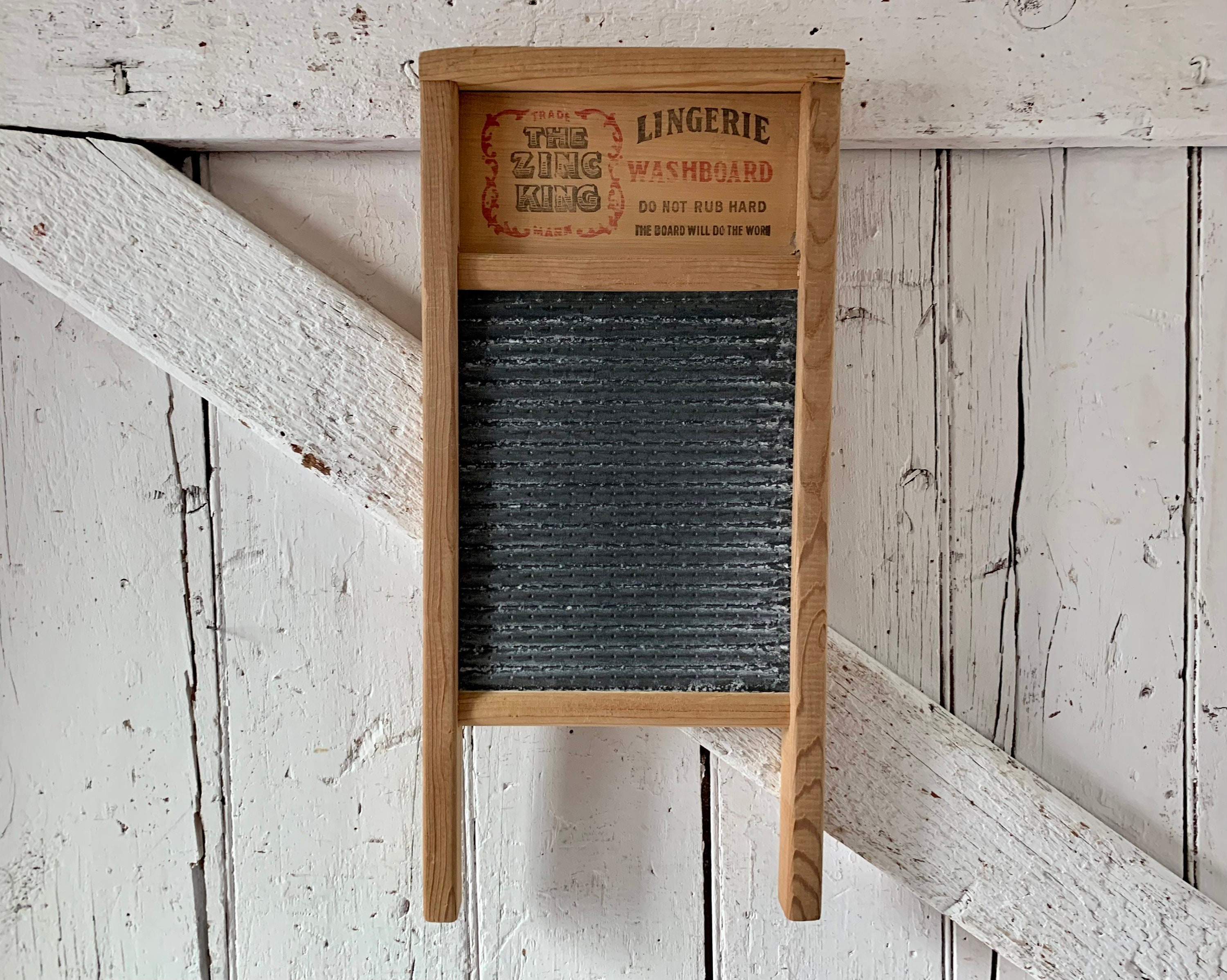 Small Wash Board National Washboard the Zing King Antique Wood - Etsy