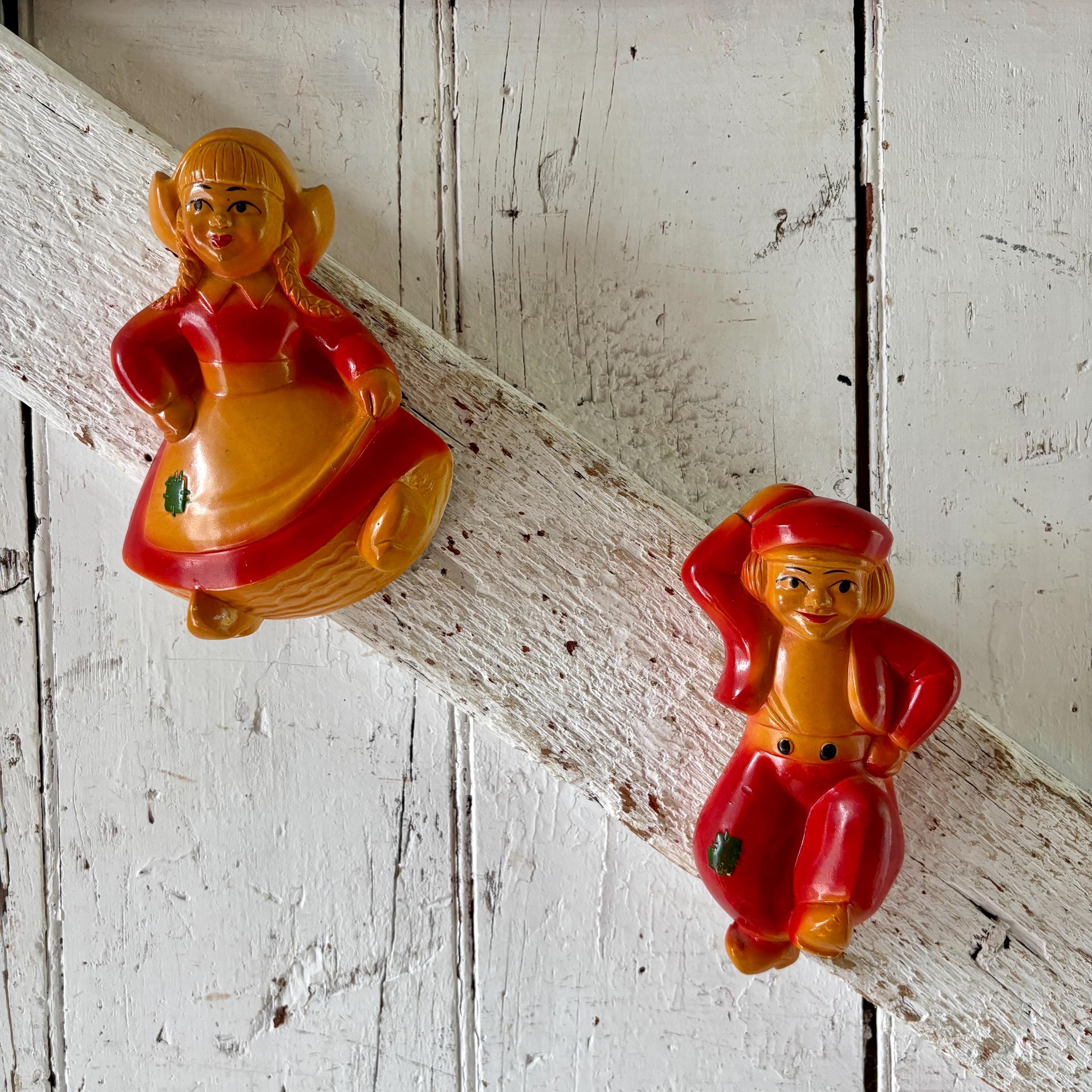 Chalkware Vintage Girl - Etsy