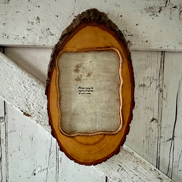 Rustic Log Picture Frames Etsy