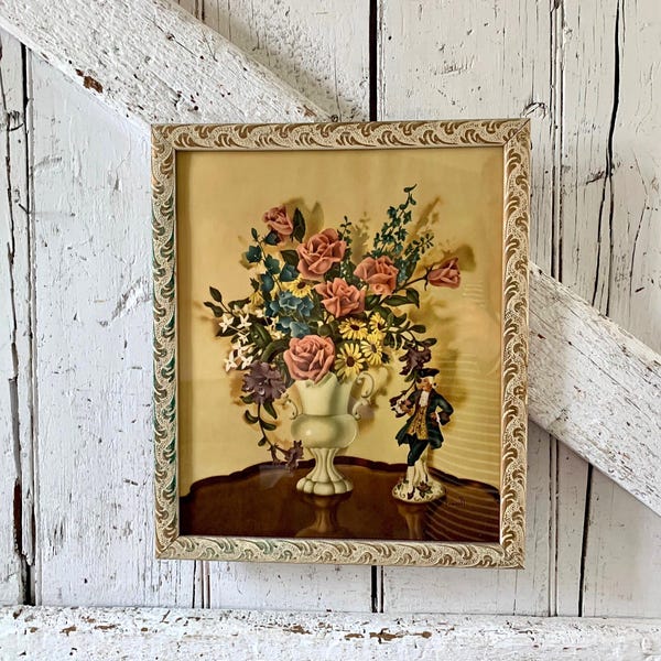 Vintage Florale gerahmte Kunst: Mid-Century Cottage Style, Reliance Industries