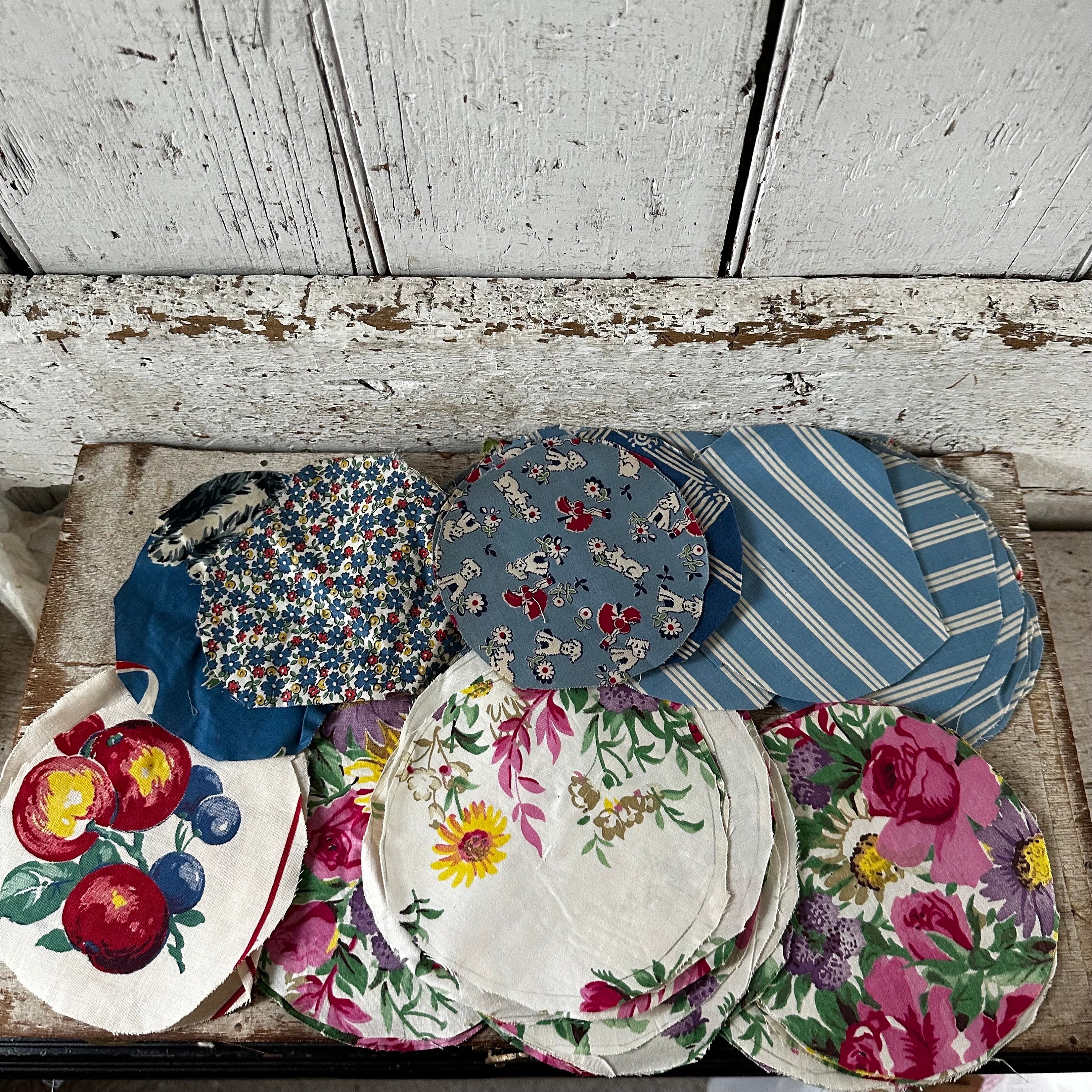 【アンティークキルト】ヨーヨー ヴィンテージキルト アメリカ ヨーヨーキルト✴︎アンティークキルト✴︎ヴィンテージ